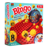 Gra Bingo dla dzieci 4+ Loteria liczbowa + Maszyna losująca z kołowrotkiem + Kule z numerami + Karty Żetony
